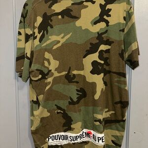 Supreme Headline Tee in Woodland Camo